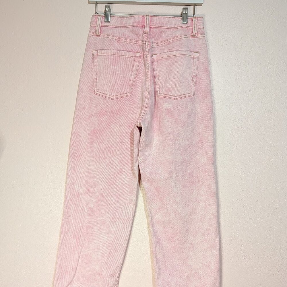 ⭐Wild Fable Women's Jeans Pants Pink Straight High Rise Cotton Blend Size 4⭐ - Picture 8 of 14
